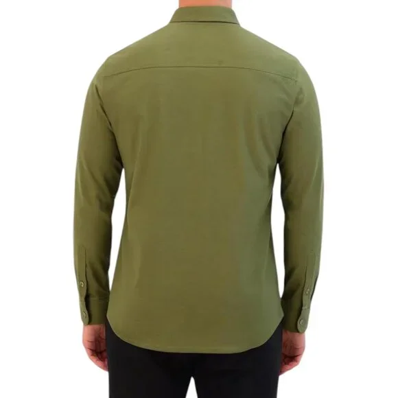 NWOT Spyder Long Sleeve Tech Shirt | Olive - Picture 2 of 2